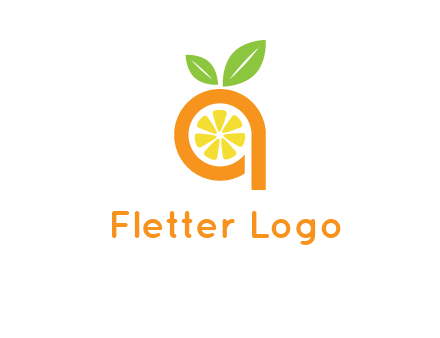 orange incorporated with letter a logo