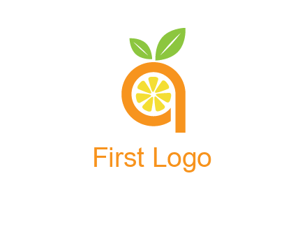 orange incorporated with letter a logo