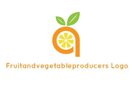 orange incorporated with letter a logo