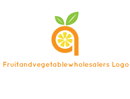 orange incorporated with letter a logo
