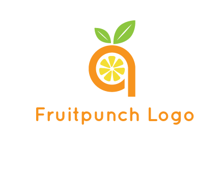 orange incorporated with letter a logo