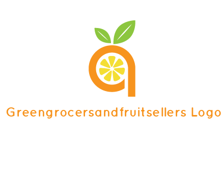 orange incorporated with letter a logo