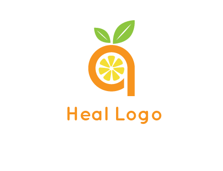 orange incorporated with letter a logo