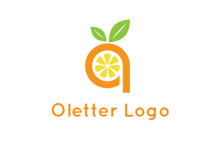 orange incorporated with letter a logo