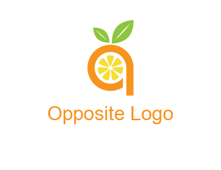 orange incorporated with letter a logo