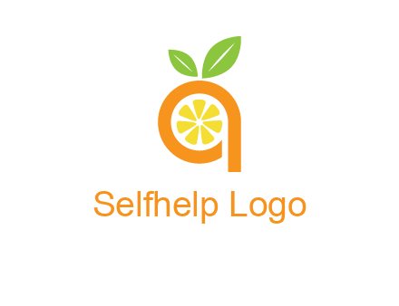 orange incorporated with letter a logo
