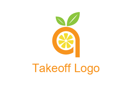 orange incorporated with letter a logo
