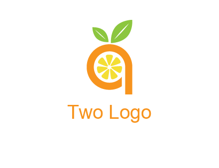 orange incorporated with letter a logo
