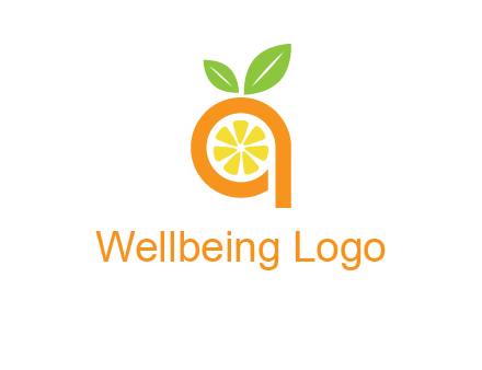 orange incorporated with letter a logo