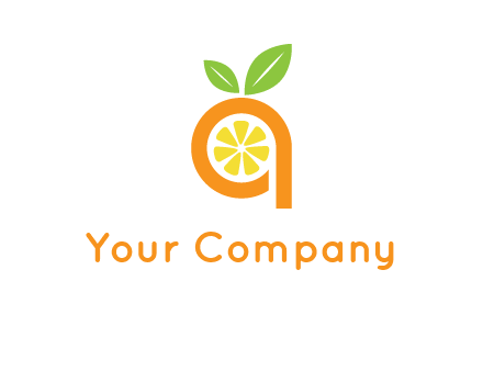 orange incorporated with letter a logo