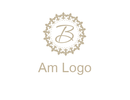 elegant letter b logo