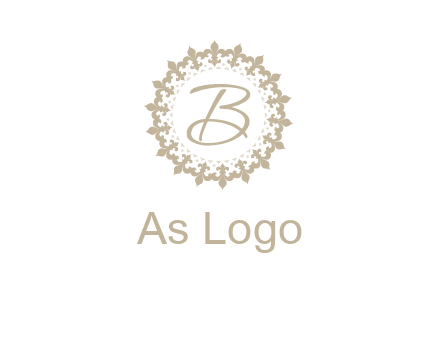 elegant letter b logo