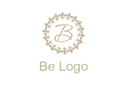 elegant letter b logo