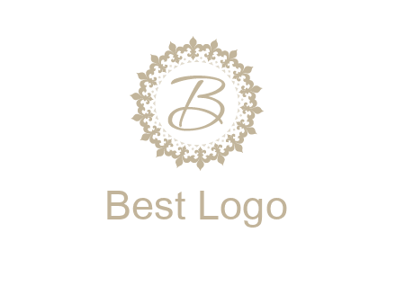 elegant letter b logo
