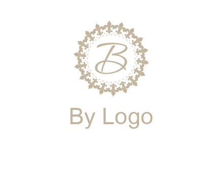 elegant letter b logo
