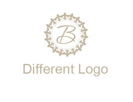elegant letter b logo