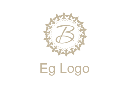 elegant letter b logo
