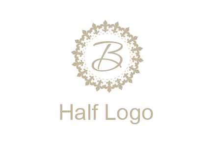 elegant letter b logo