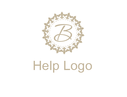 elegant letter b logo