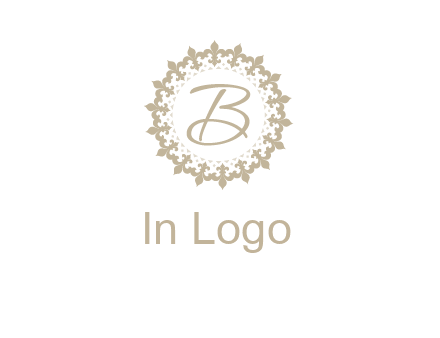 elegant letter b logo