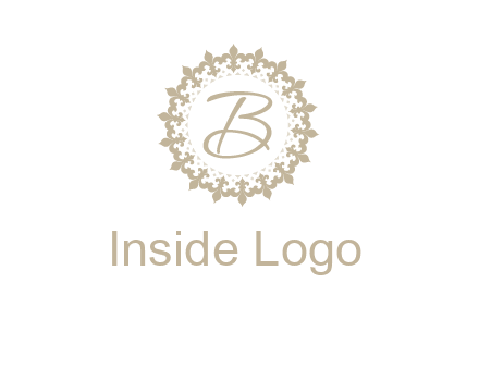 elegant letter b logo
