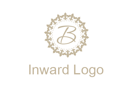 elegant letter b logo