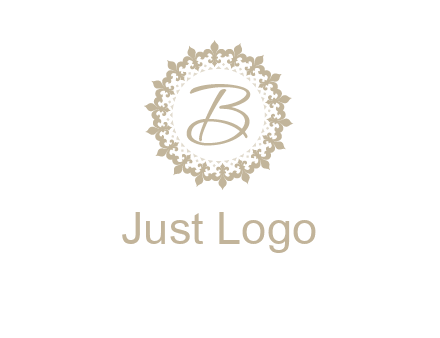 elegant letter b logo