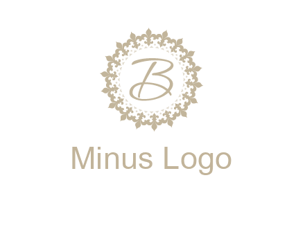 elegant letter b logo