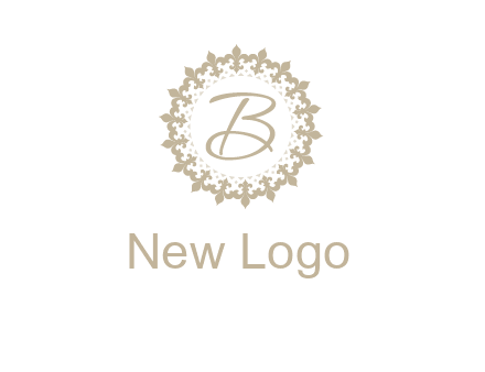 elegant letter b logo