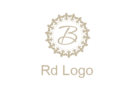 elegant letter b logo