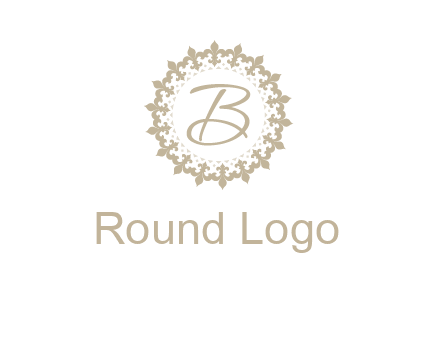 elegant letter b logo