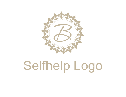 elegant letter b logo