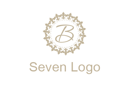 elegant letter b logo