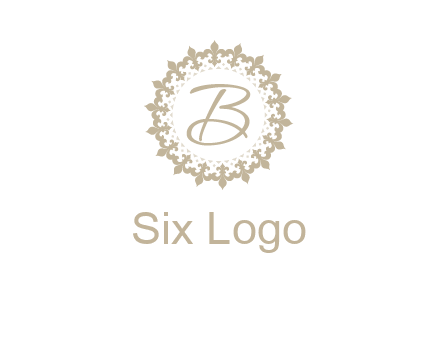 elegant letter b logo
