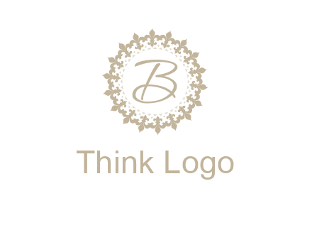 elegant letter b logo