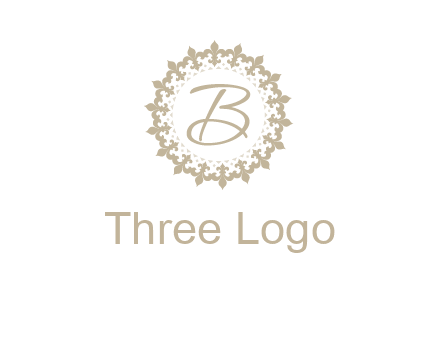 elegant letter b logo