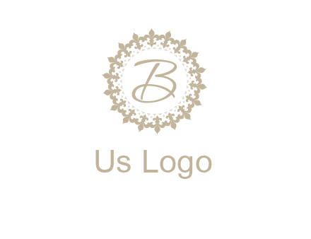 elegant letter b logo