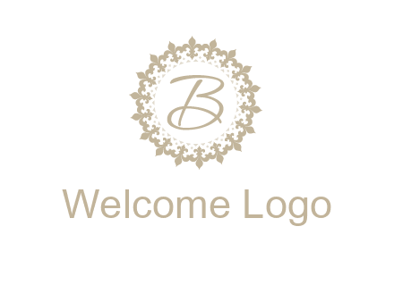 elegant letter b logo
