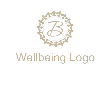 elegant letter b logo
