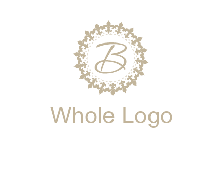 elegant letter b logo