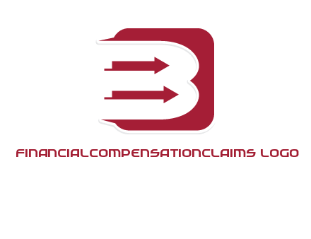 letter b placed in front of rounded square with arrows logo