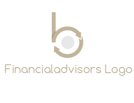 arrows forming letter b logo