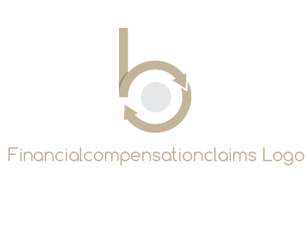 arrows forming letter b logo