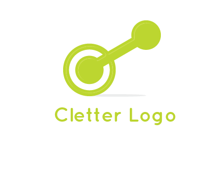 letter c inside circle with chemical bonds logo