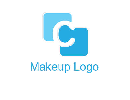 letter c between two rounded squares logo