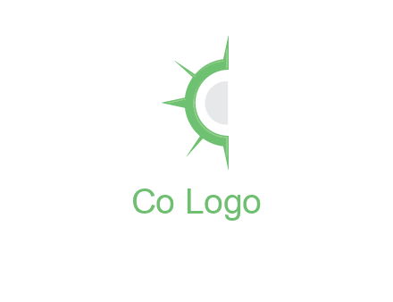 letter c with compass logo