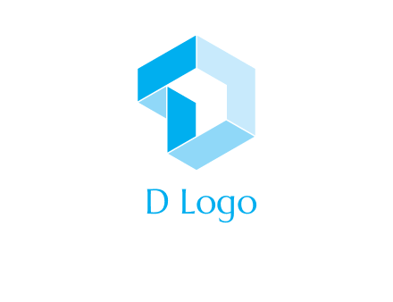 polygon letter d logo