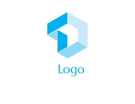 polygon letter d logo