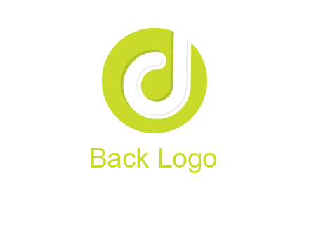 letter d inside the circle logo