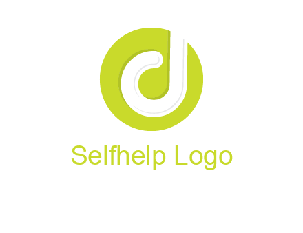 letter d inside the circle logo